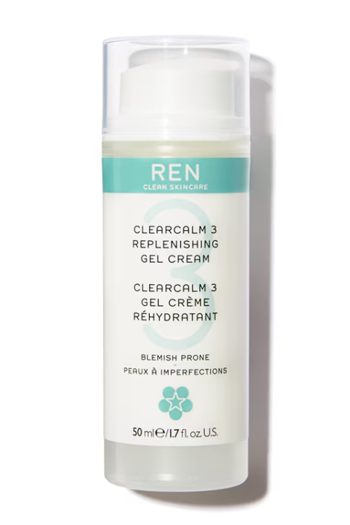 Ren Clean Skincare Clearcalm 3 Replenishing Gel Cream 50ml