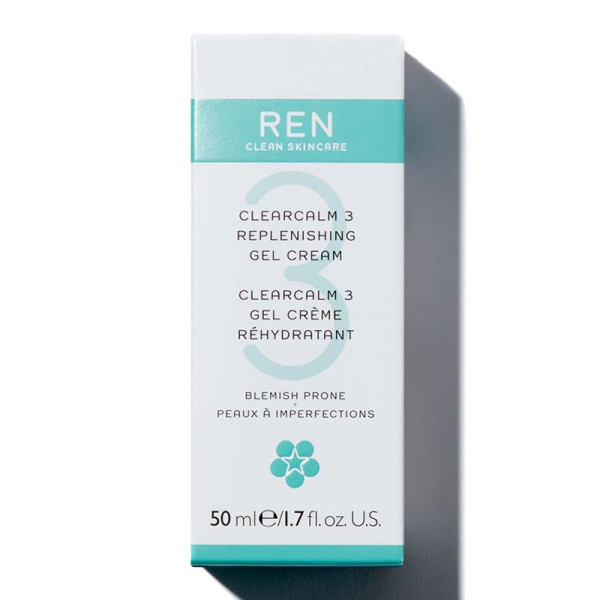 Ren Clean Skincare Clearcalm 3 Replenishing Gel Cream 50ml - Image 3