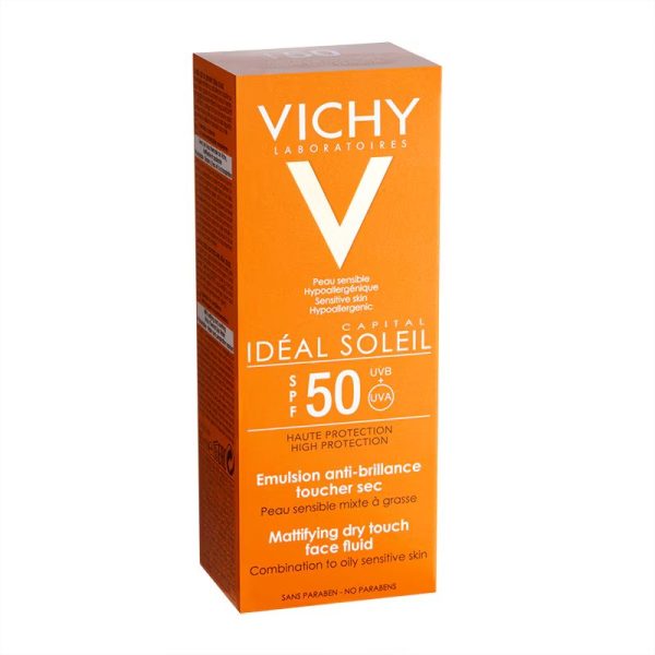 Vichy Ideal Soleil Mattifying Face Fluid Dry Touch SPF50+ 50ml - Image 3