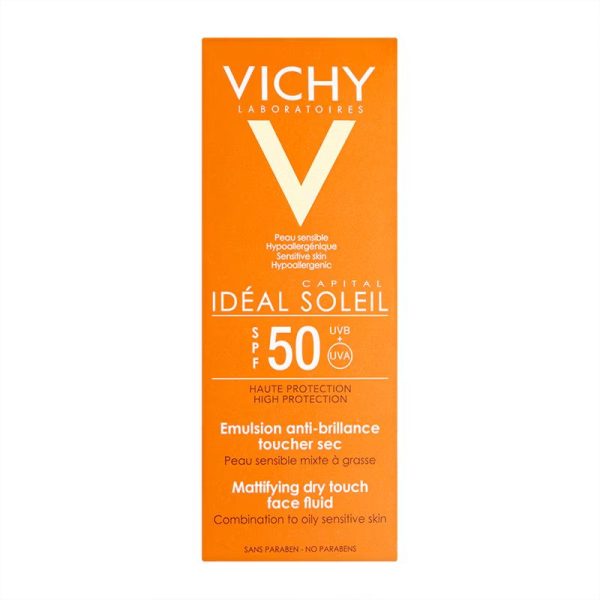 Vichy Ideal Soleil Mattifying Face Fluid Dry Touch SPF50+ 50ml - Image 4