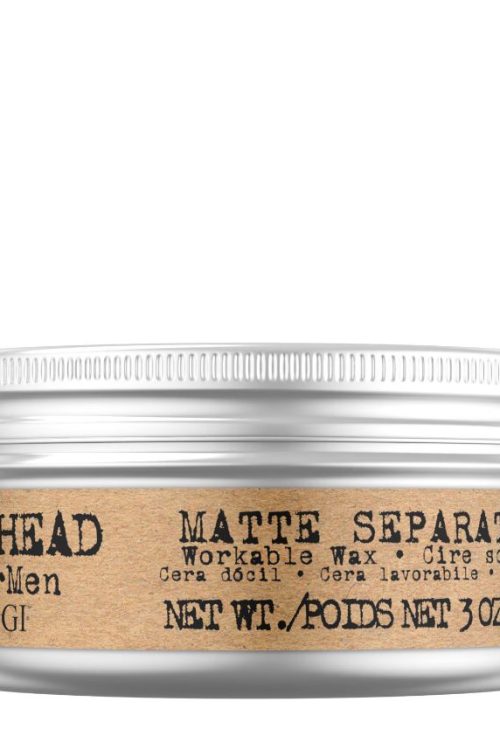 Bed Head for Men by Tigi Matte Separation Mens Hair Wax for Firm Hold 85g