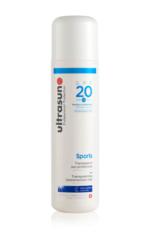 Ultrasun Sports Medium SPF20 Clear Gel Formula 200ml