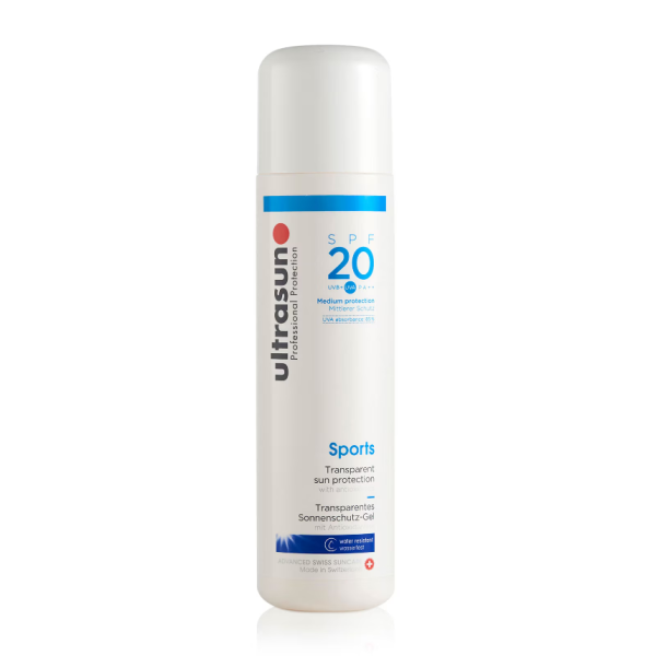 Ultrasun Sports Medium SPF20 Clear Gel Formula 200ml