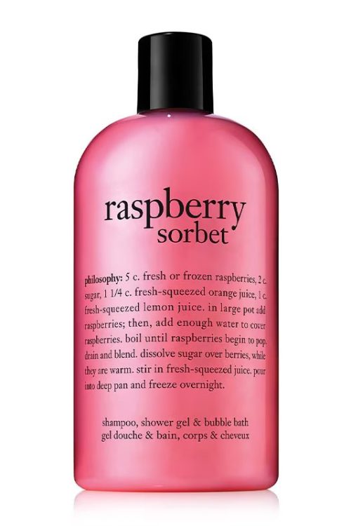 philosophy raspberry sorbet shower gel 480ml