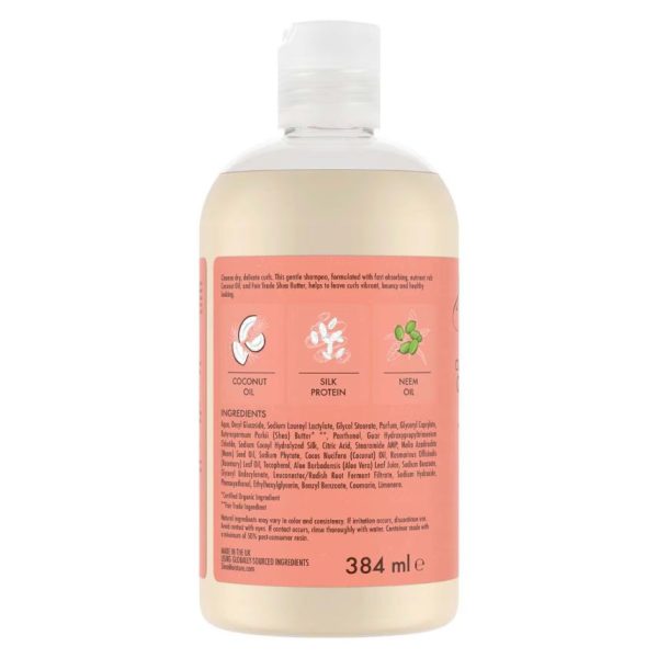 Shea Moisture Coconut & Hibiscus Curl & Shine Shampoo 384ml - Image 3