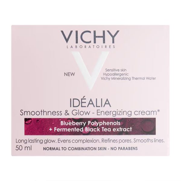 Vichy Idéalia Smoothness & Glow Energizing Day Cream for Normal to Combination skin 50ml - Image 4