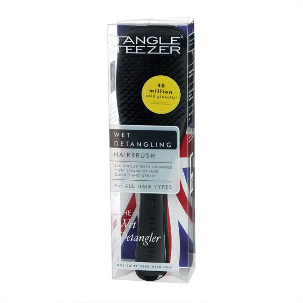 TANGLE TEEZER The Wet Detangler Hairbrush Liquorice Black - Image 4