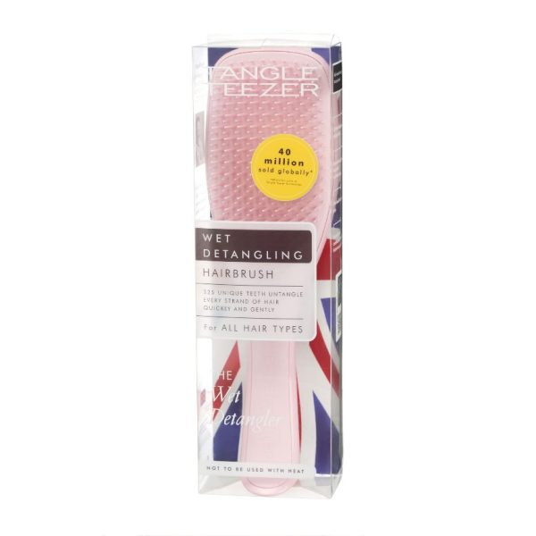 TANGLE TEEZER The Wet Detangler Hairbrush Millennial Pink - Image 4