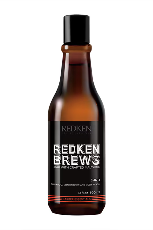 Redken Brews Mens 3-In-1 Shampoo 300ml