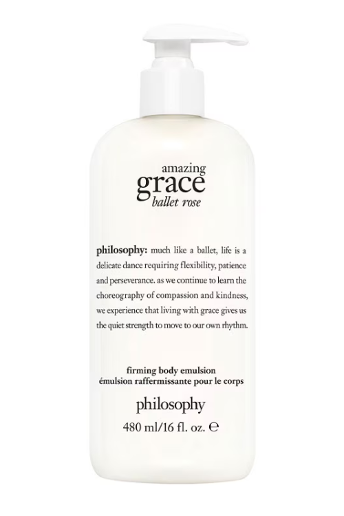 philosophy amazing grace ballet rose firming body emulsion 480ml