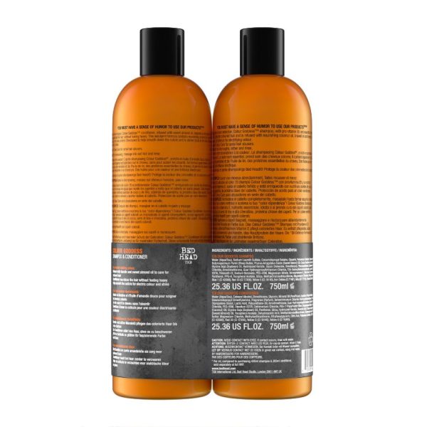 Bed Head by Tigi Colour Goddess Shampoo and Conditioner for Coloured Hair 2x750ml - Image 2