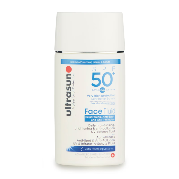 Ultrasun Face Brightening Anti-Spot & Anti-Pollution Fluid SPF 50+ 40ml - Image 2