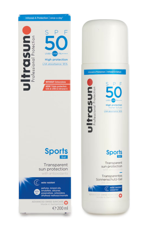 Ultrasun Sports Gel SPF50 200ml