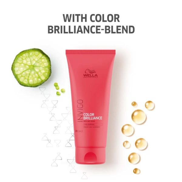 Wella Professionals INVIGO Color Brilliance Vibrant Color Conditioner - Fine 200ml - Image 4