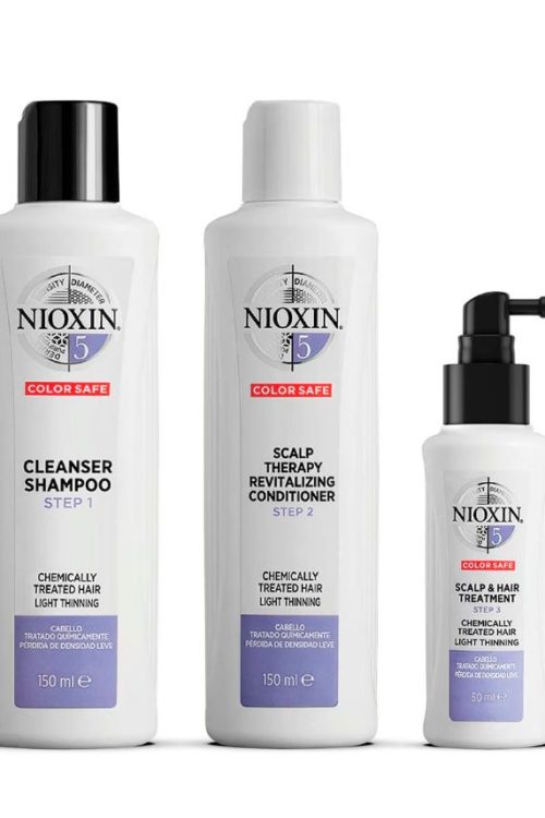 NIOXIN 3-part System Kit 5 for Chemically Treated Hair with Light Thinning