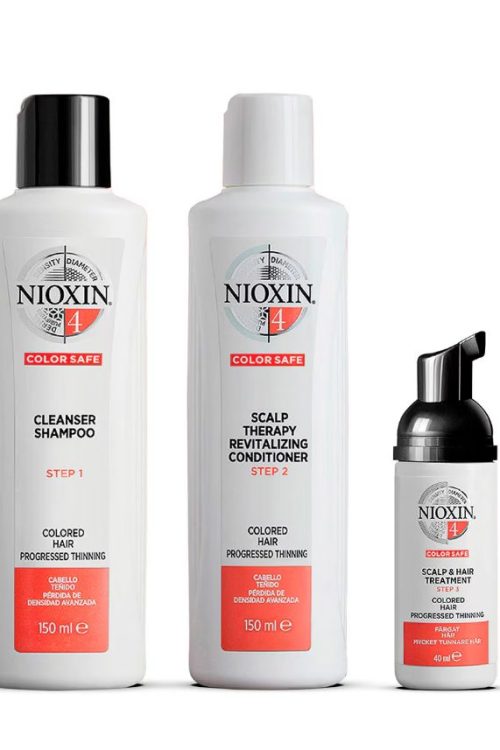 NIOXIN 3-part System Kit 4 for Colored Hair with Progressed Thinning