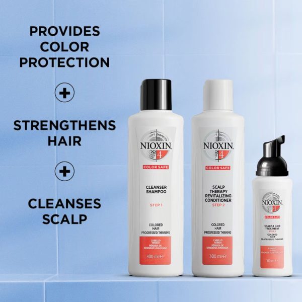 NIOXIN 3-part System Kit 4 for Colored Hair with Progressed Thinning - Image 2