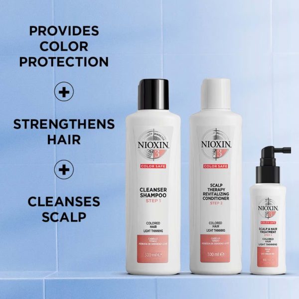 NIOXIN 3-part System Kit 3 for Colored Hair with Light Thinning - Image 2