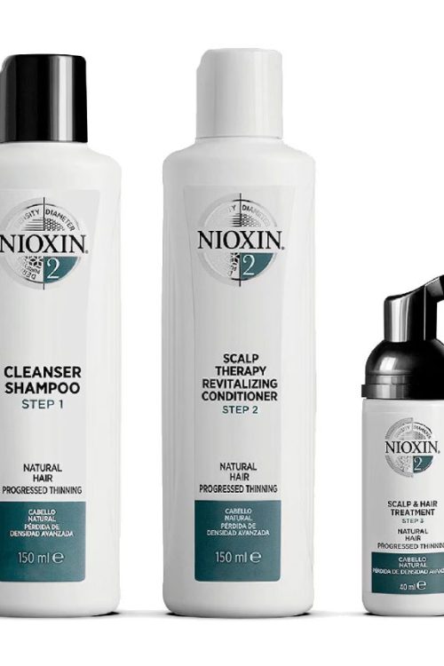 NIOXIN 3-part System Kit 2 for Natural Hair with Progressed Thinning