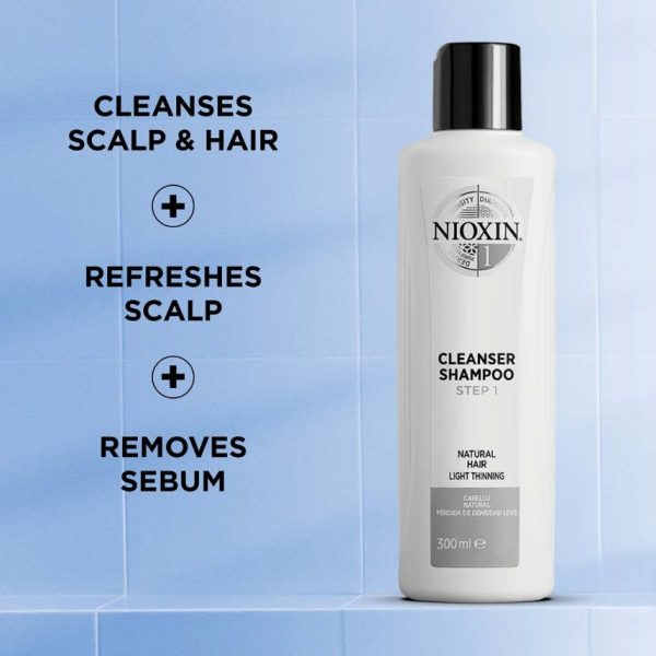 NIOXIN 3-part System 1 Cleanser Shampoo 300ml - Image 2