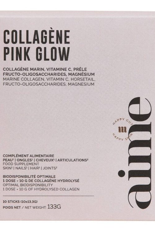 AIME Collagène Pink Glow Food Supplement x 10 Sticks