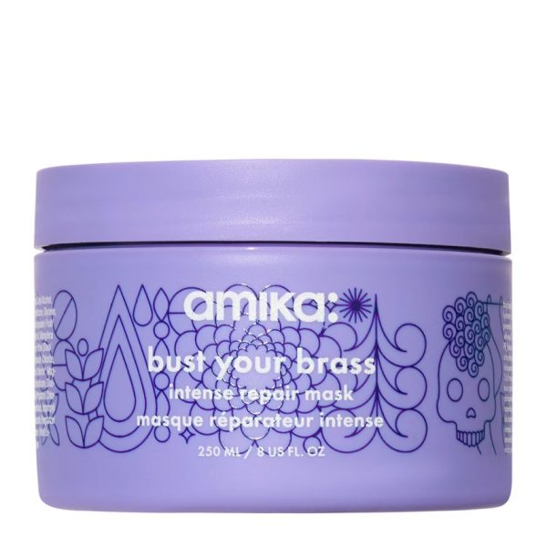 amika Bust Your Brass Cool Blonde Hair Mask 250ml