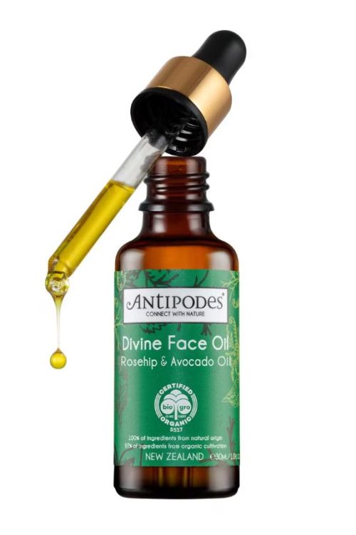 Antipodes Divine Face Oil Certified Organic Avocado Oil and Rosehip 30ml