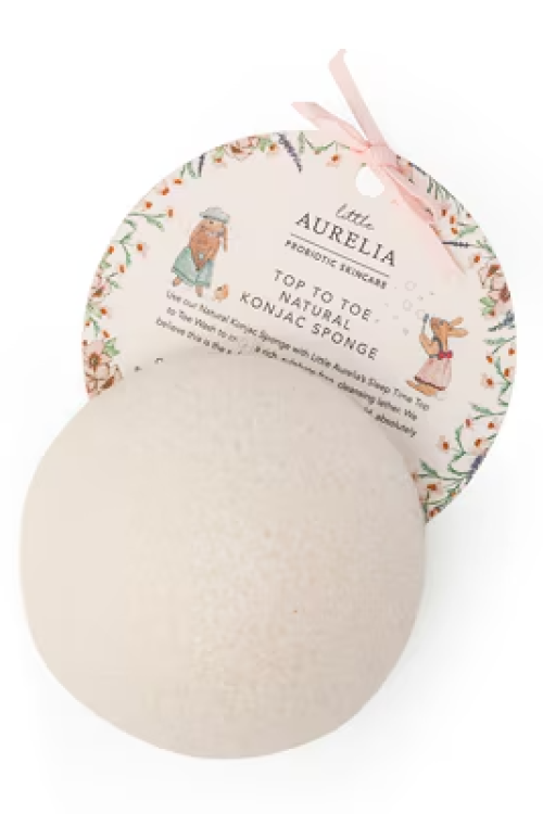 Little Aurelia London Top To Toe Natural Konjac Sponge