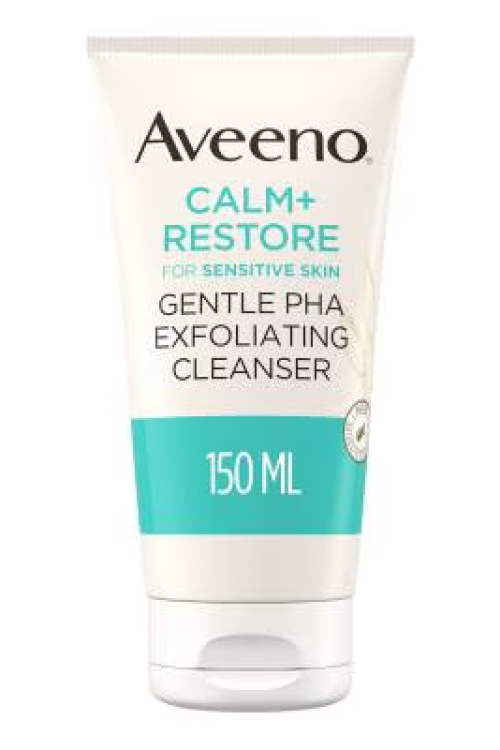 AVEENO Face Calm+Restore Gentle PHA Exfoliating Cleanser 150ml​