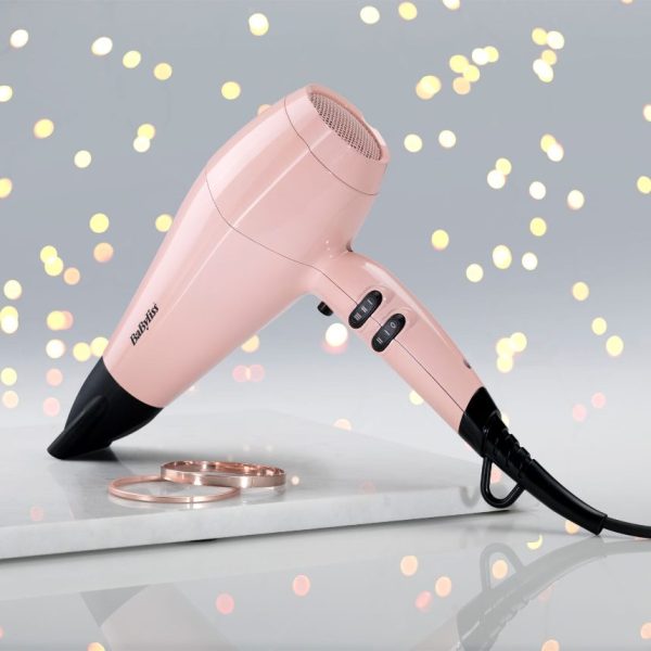 BaByliss Rose Blush Hairdryer - UK Plug - Image 4