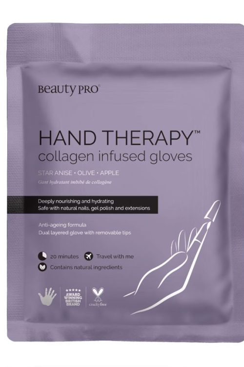 BeautyPro HAND THERAPY Collagen Infused Glove with Removable Fingertips 17g