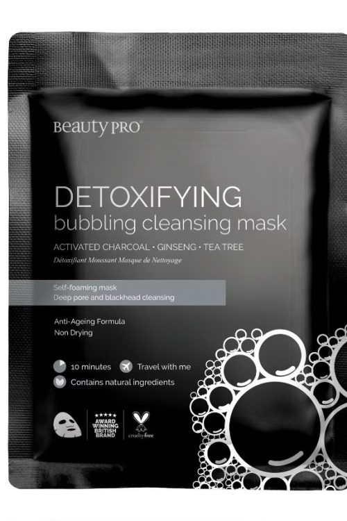 BeautyPro DETOXIFYING Foaming Cleansing Mask with Activated Charcoal 18ml