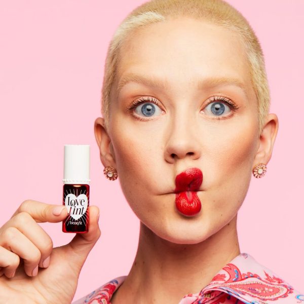 Benefit Love Tint Fiery Red Tinted Lip & Cheek Stain 6ml - Image 2