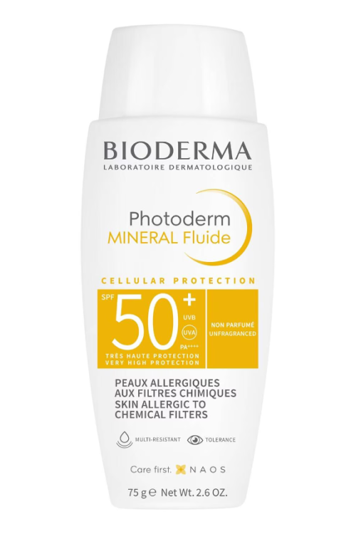 BIODERMA Photoderm Mineral Sunscreen Spray Intolerant Skin SPF50+ 75g