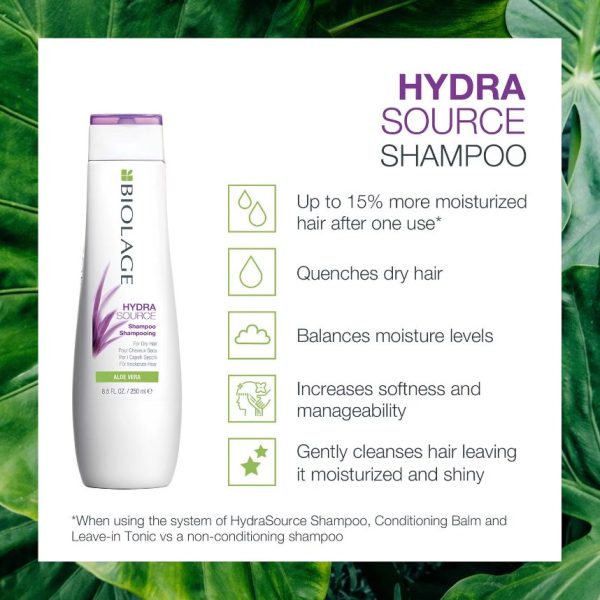 Biolage HydraSource Dry Hair Shampoo 250ml - Image 4