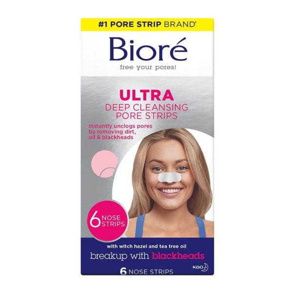 Biore Ultra Deep Cleansing Pore Strips 6 Nose Strips