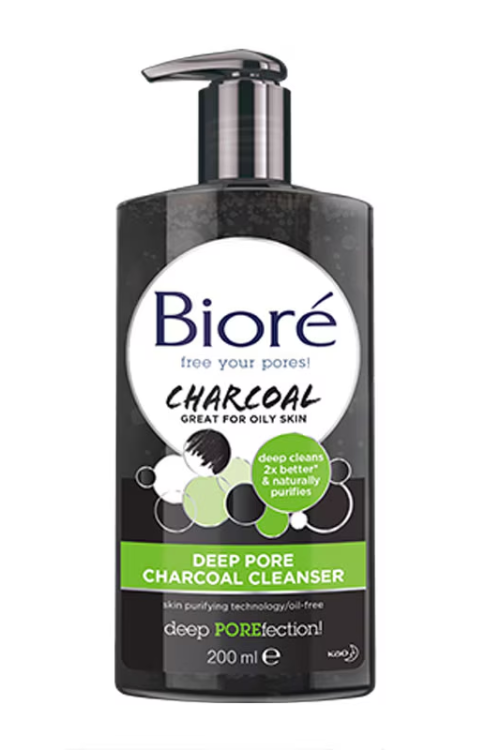 Biore Deep Pore Charcoal Cleanser 200ml