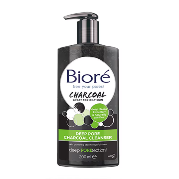 Biore Deep Pore Charcoal Cleanser 200ml