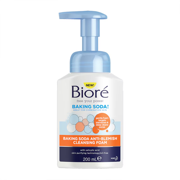 Biore Baking Soda Anti-Blemish Cleansing Foam 200ml