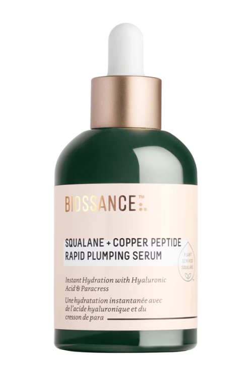 BIOSSANCE Squalane + Copper Peptide Rapid Plumping Serum 50ml