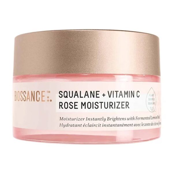 BIOSSANCE Squalane + Vitamin C Rose Moisturiser 50ml