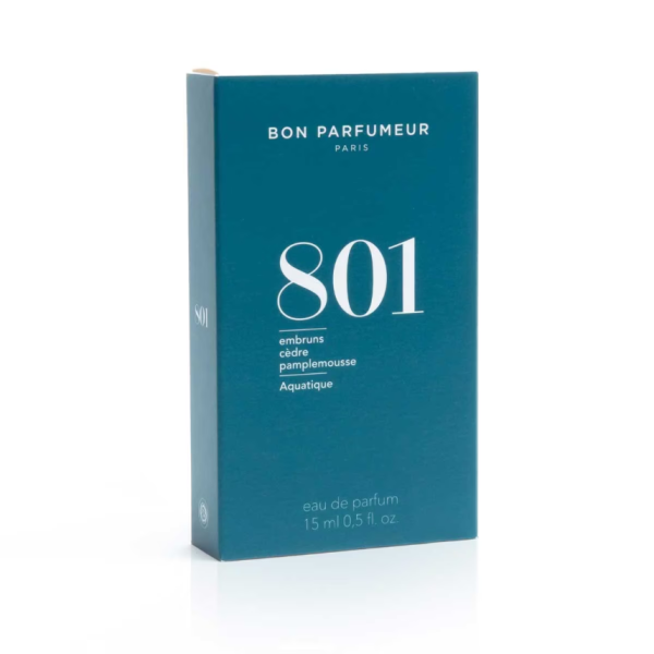 Bon Parfumeur 801 Sea Spray Cedar Grapefruit Eau de Parfum 15ml - Image 2