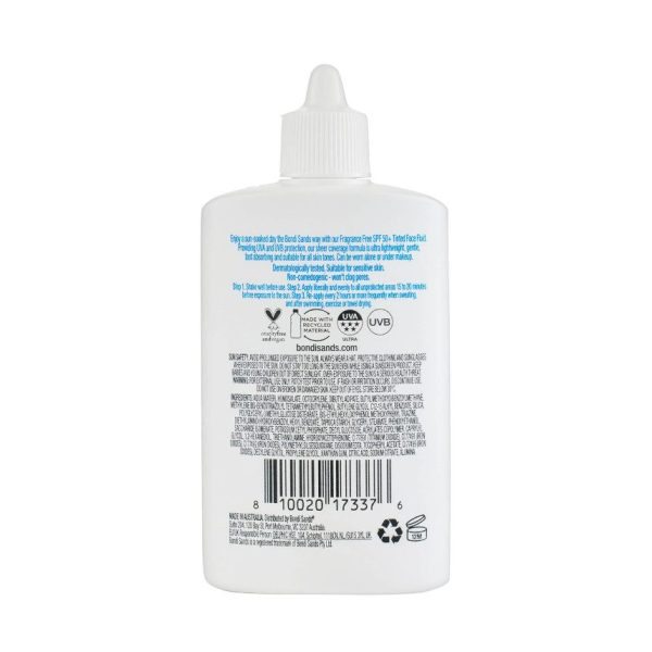 BONDI SANDS  Spf 50+ Fragrance Free Tinted Face Fluid  50ml - Image 2