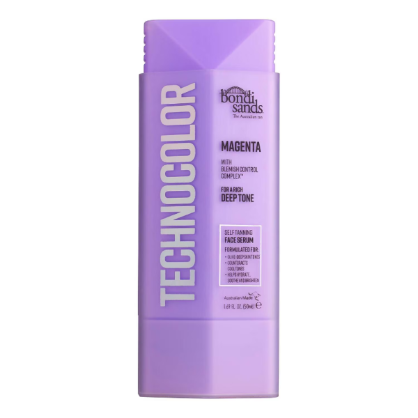 BONDI SANDS Technocolor Self Tanning Face Serum 50ml Magenta