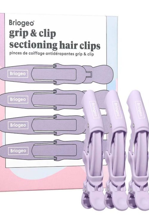 Briogeo Grip + Clip Sectioning Hair Clips x 4