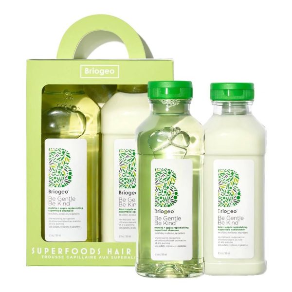 Briogeo Superfoods™ Apple, Matcha + Kale Replenishing Shampoo + Conditioner Duo