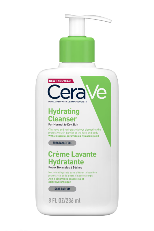 CeraVe Hydrating Cleanser with Hyaluronic Acid for Normal to Dry Skin 236ml