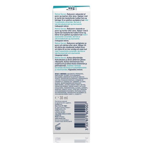 CeraVe Resurfacing Retinol Serum with Ceramides & Niacinamide for Blemish-Prone Skin 30ml - Image 2