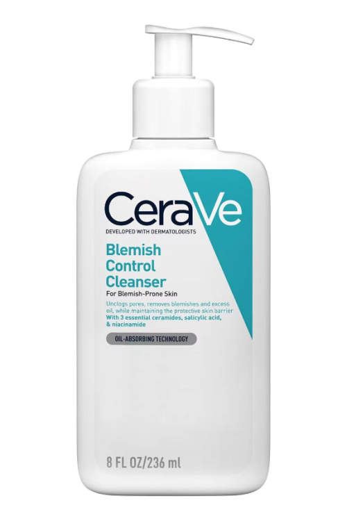 CeraVe Blemish Control Face Cleanser with 2% Salicylic Acid & Niacinamide for Blemish-Prone Skin 236ml