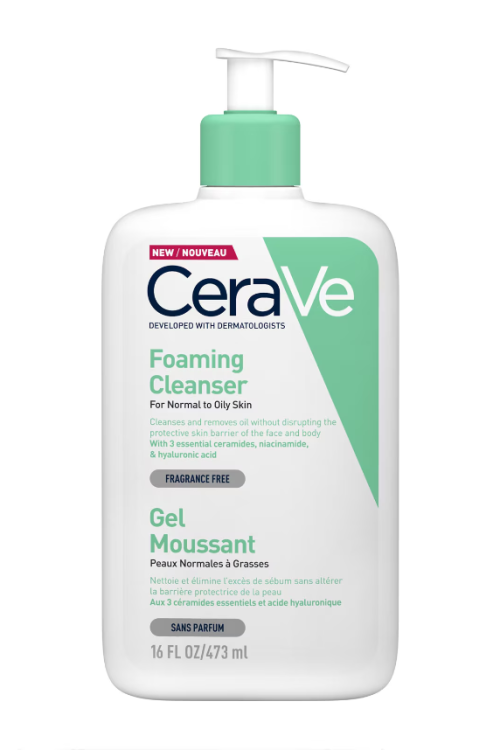 CeraVe Foaming Cleanser for Normal to Oily Skin 473ml